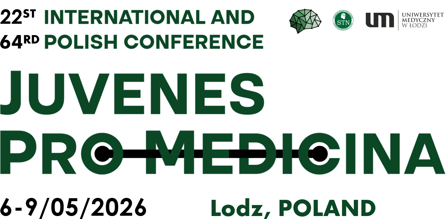 21st international and 63rd Polish Conference Juvenes Pro Medicina 15-18/05/2025, Lodz, Poland